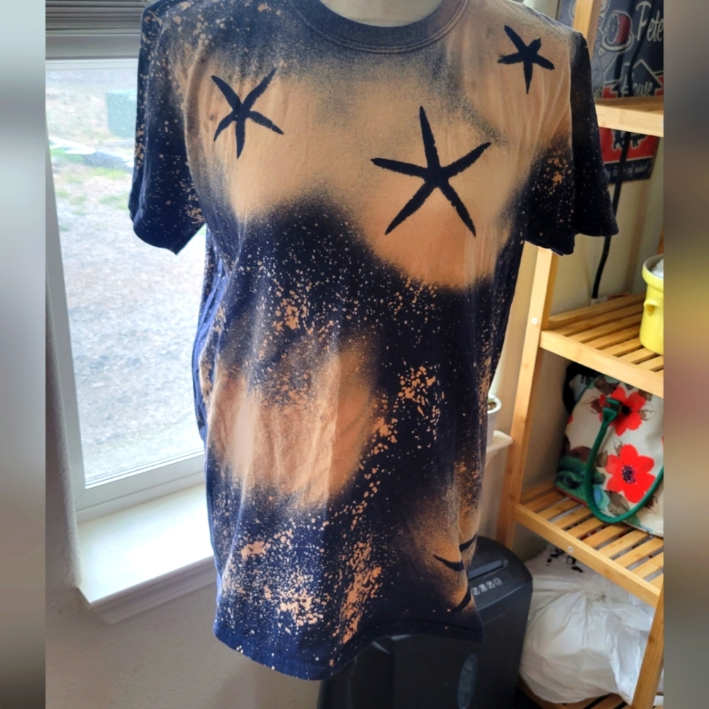 Women's cosmic tie dye Starfish